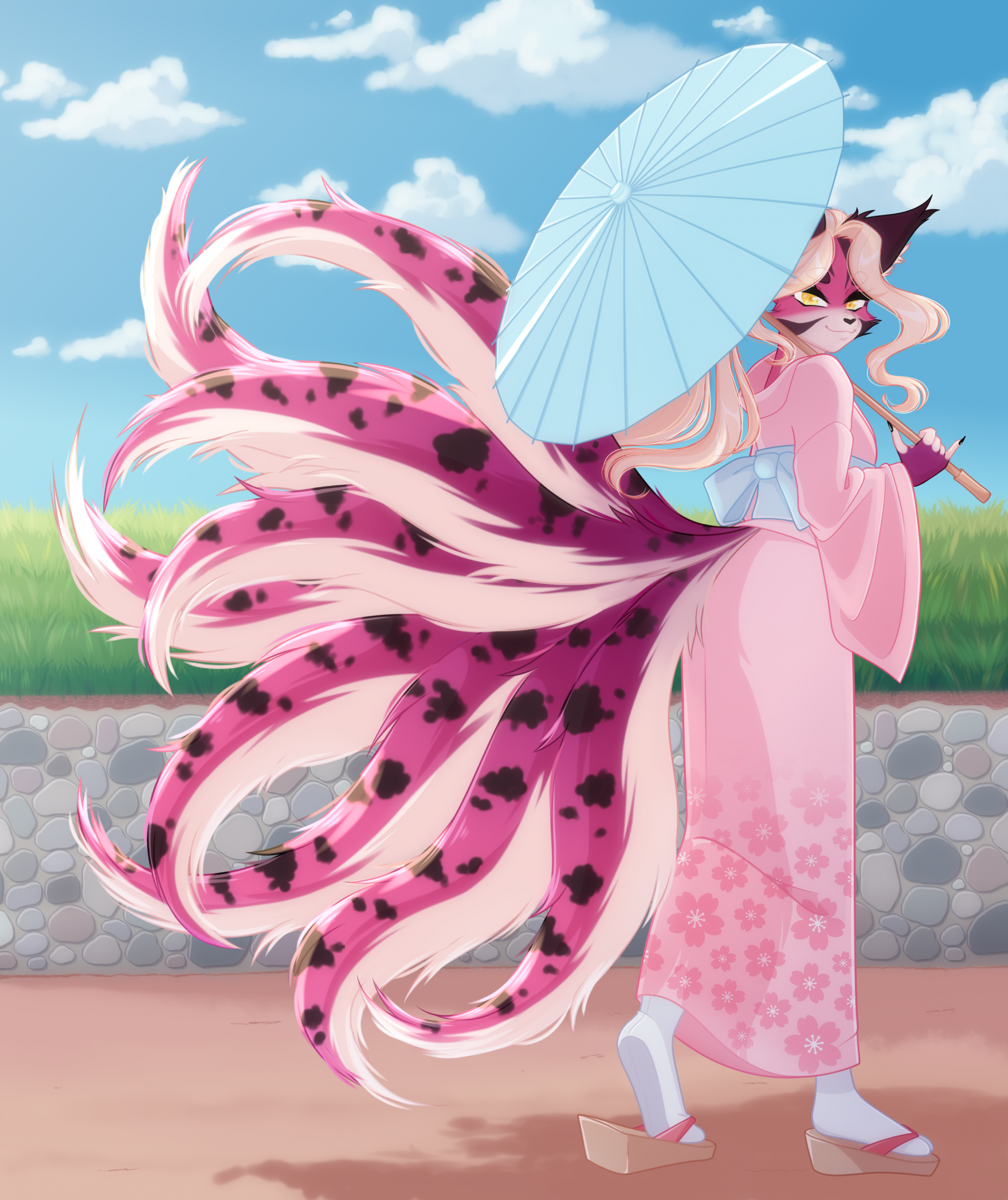 Click to change the View An Elegant Kitsune