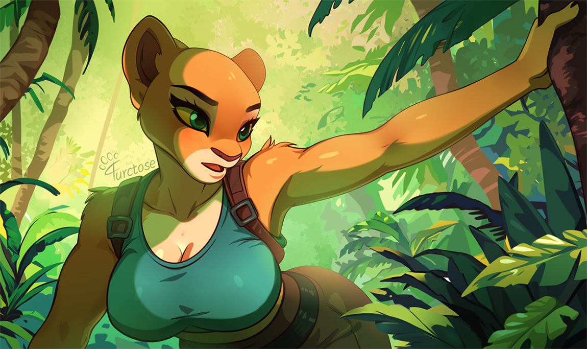 Fanart. Nala in the jungle