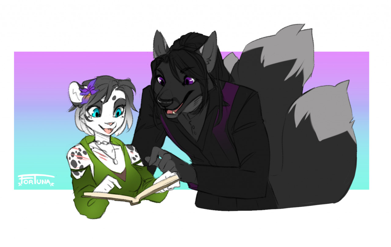 Dusk and Ida being Nerds