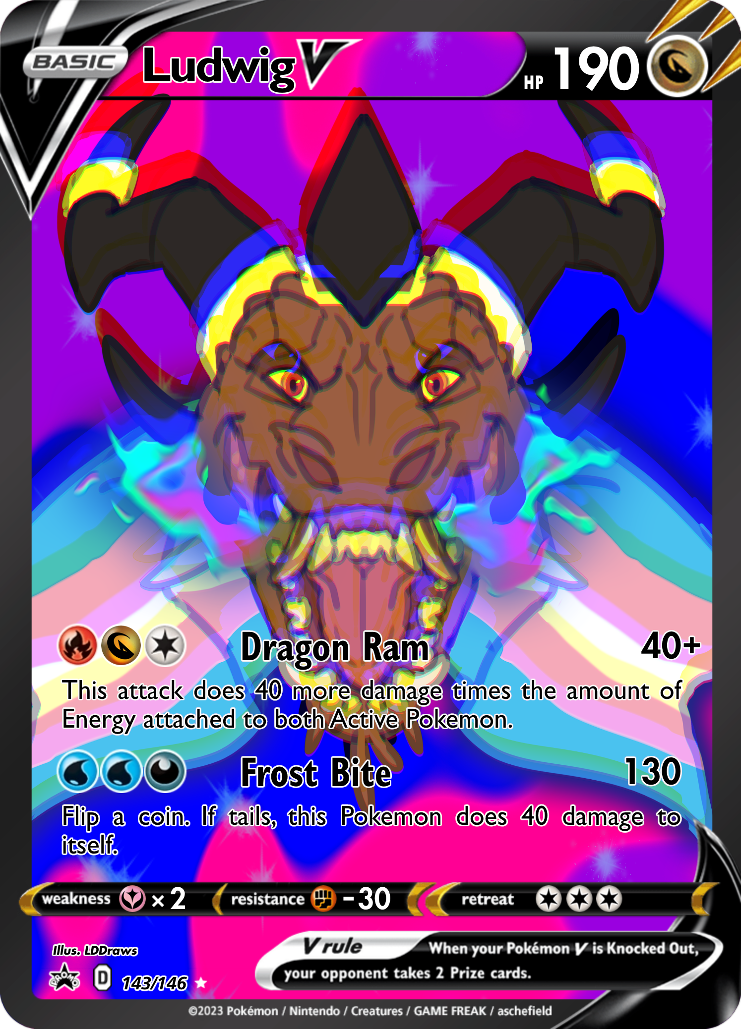 Ludwig  Pridemonth Pokémon Card [Alt]