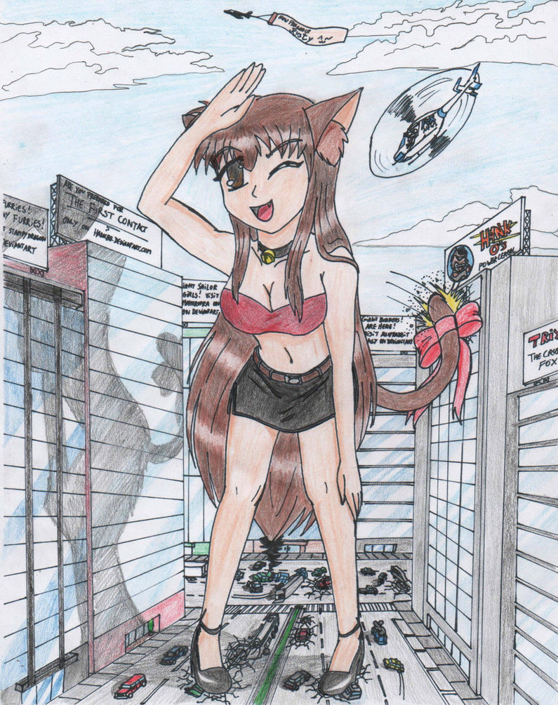 Japanese giantess fishnet