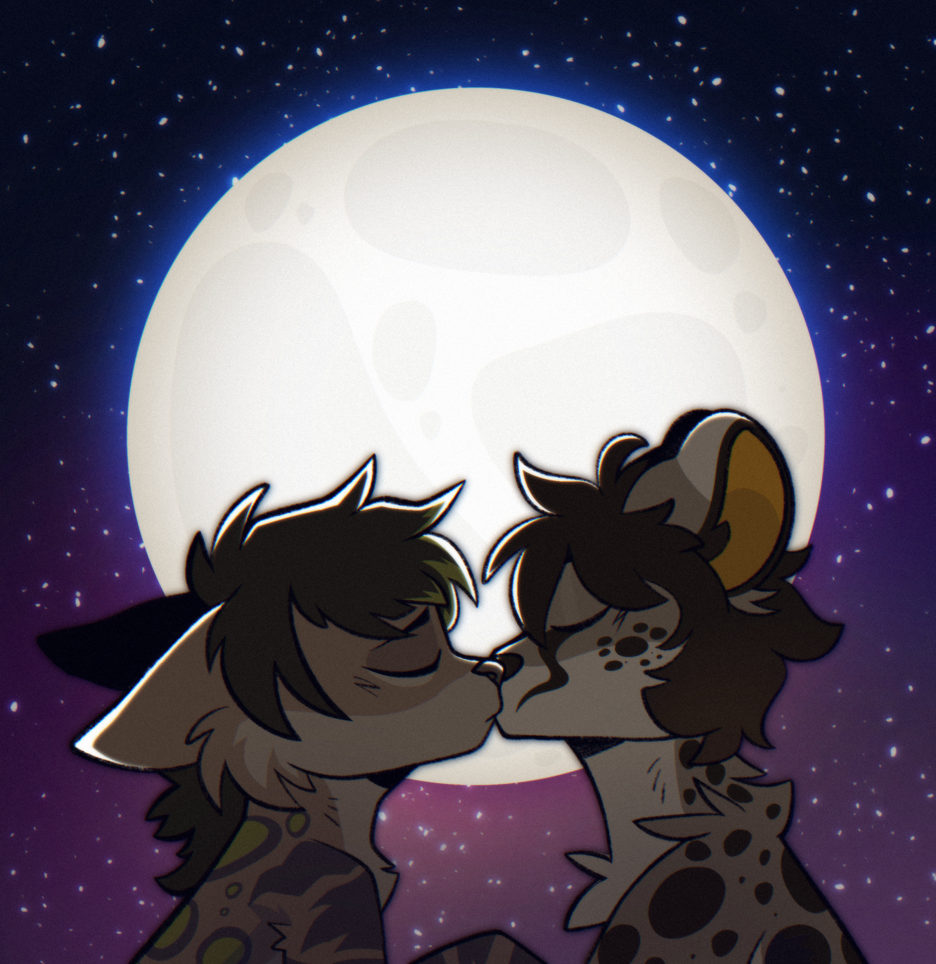 Moonlit Smooch