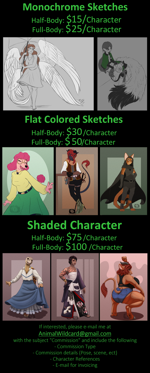 Click to change the View Commission Price Sheet