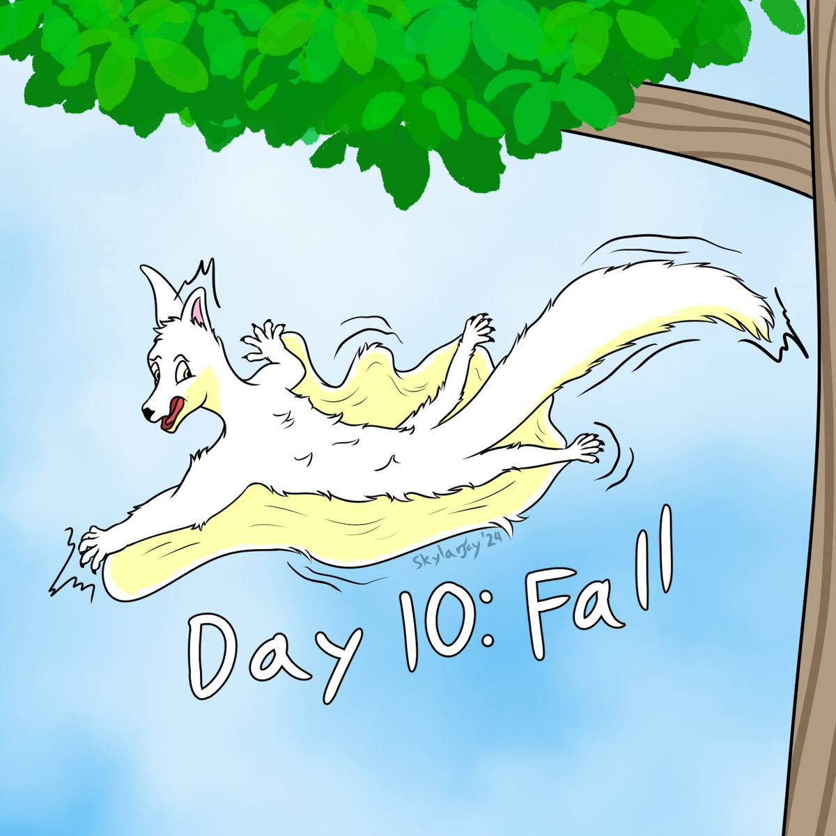 [by skylarthebirb] Octransfur 2024 Day 10: Fall