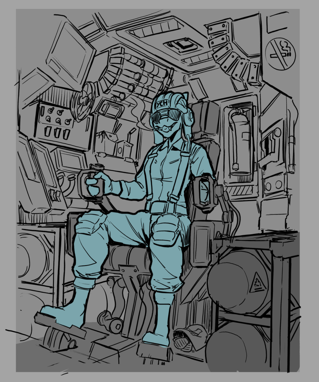 Mech pilot YCH