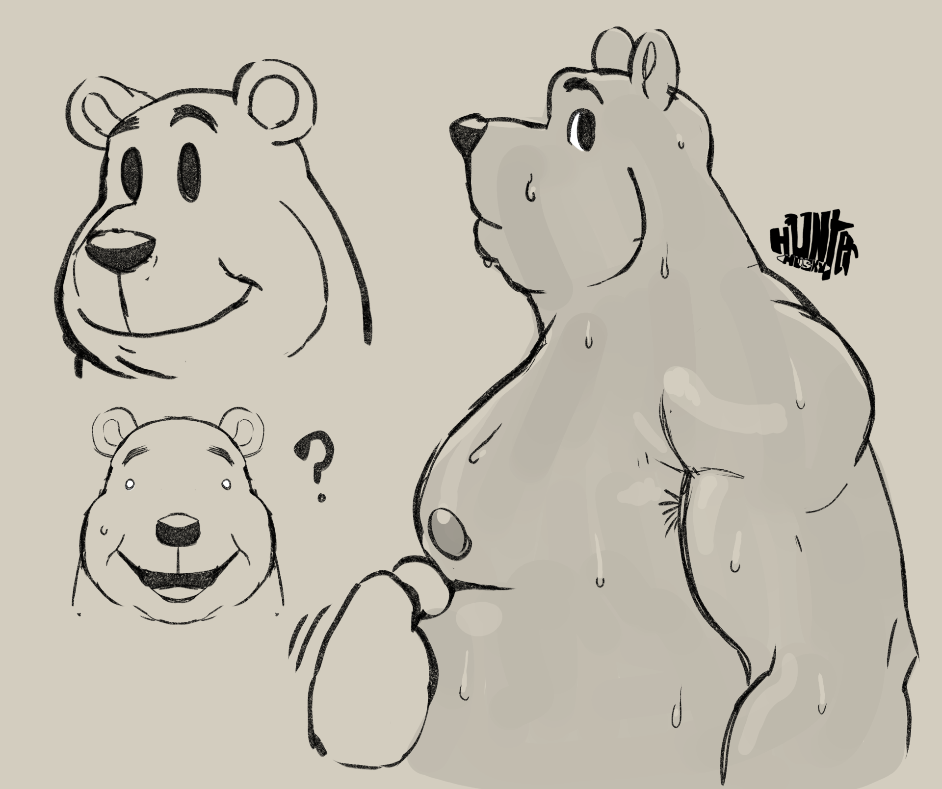 Click to change the View Honey bear