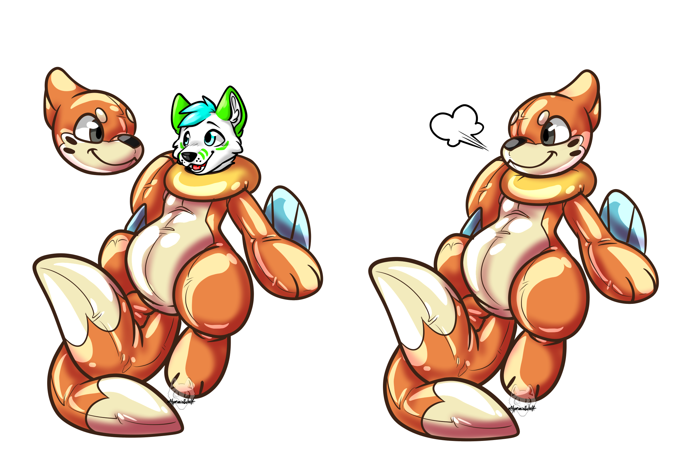 Buizel Suit YCH (Cerberus)