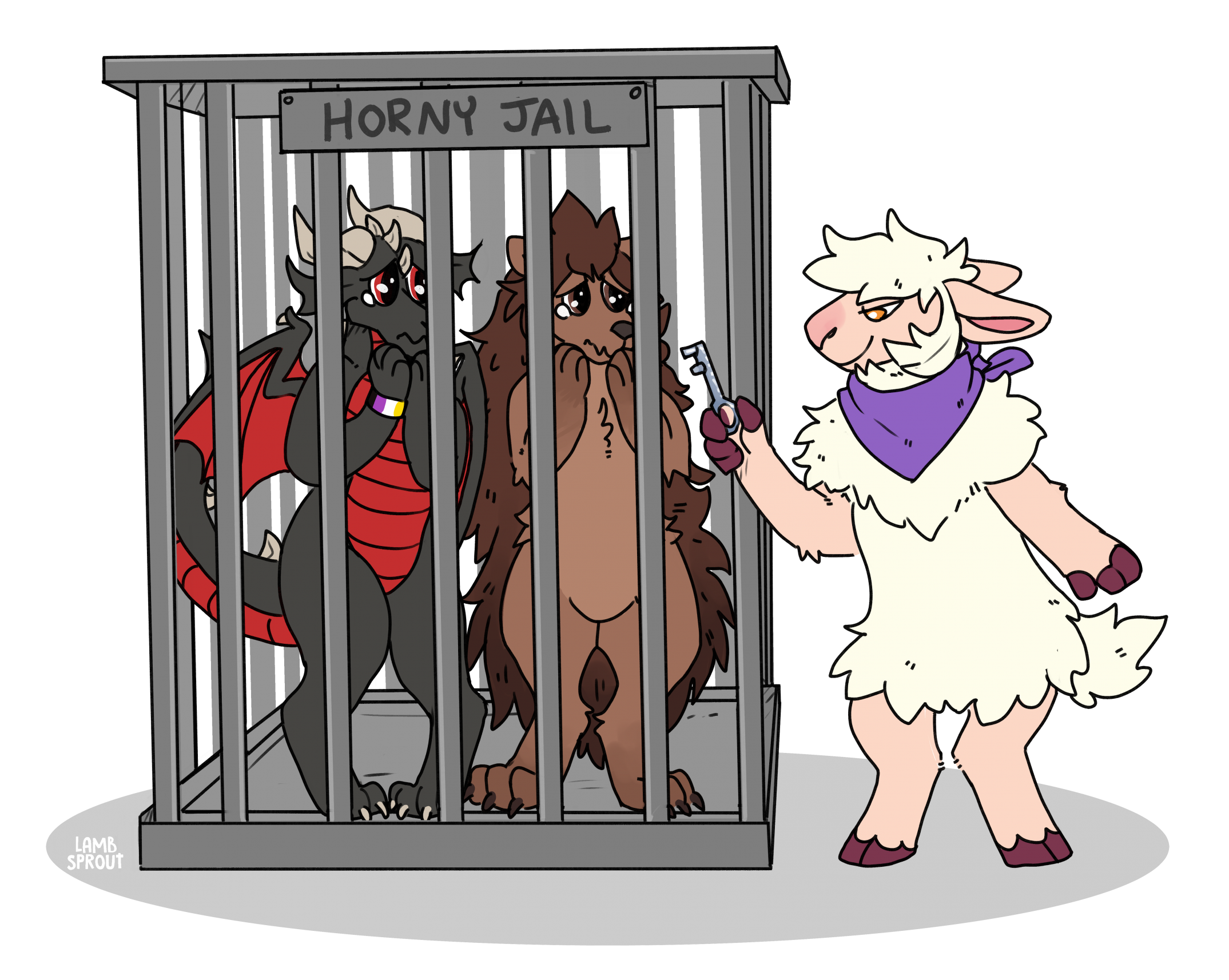 Horny Jail By Lustylamb By IanaLunette Fur Affinity Dot Net