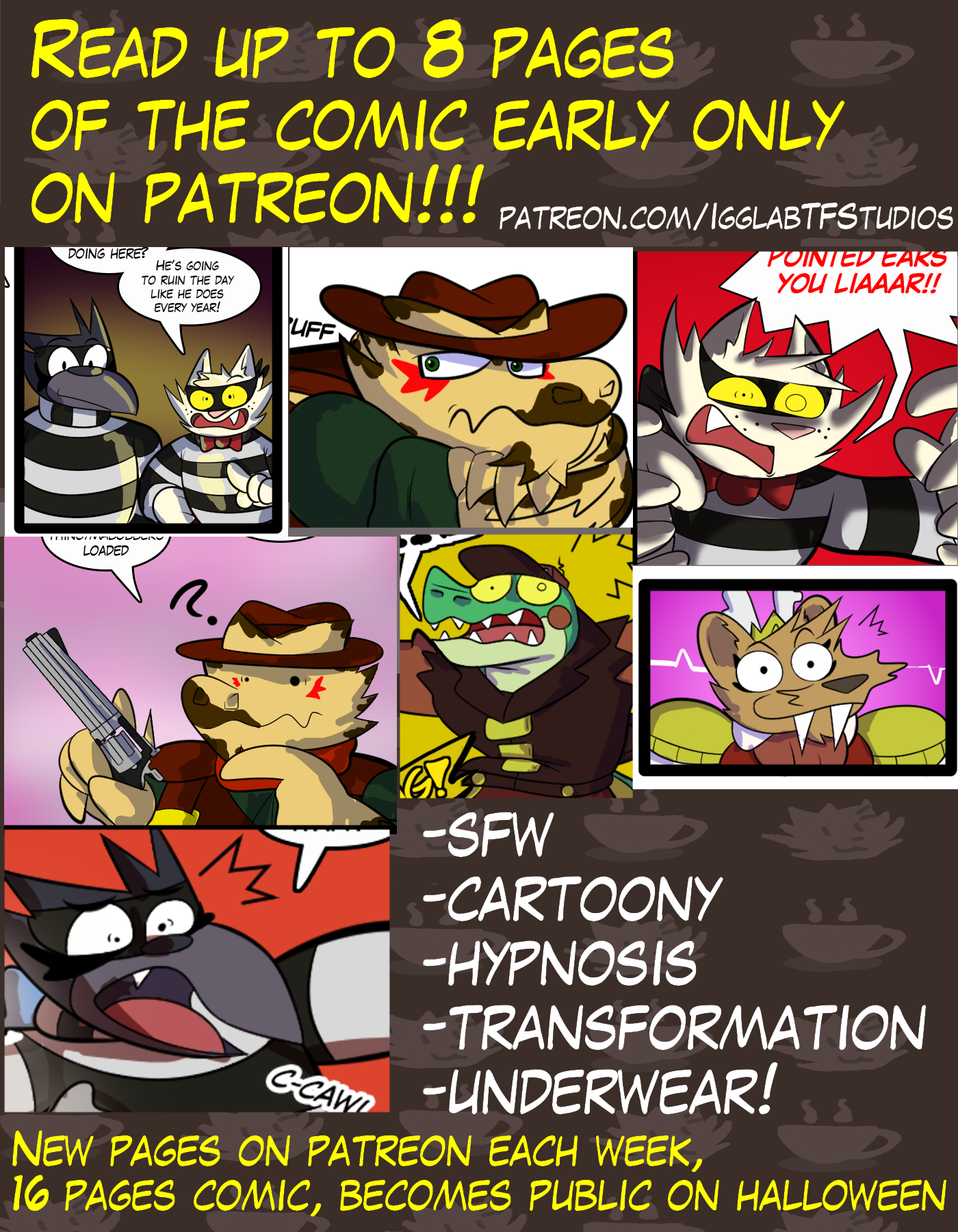 Night of the Elaphodus Hootenanny Patreon promo