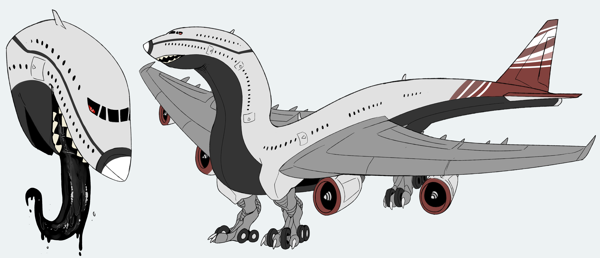 Boeing 747 dragon/mimic