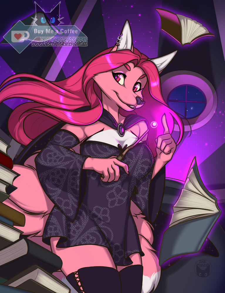 Furries Illustrated Witches: Kiera