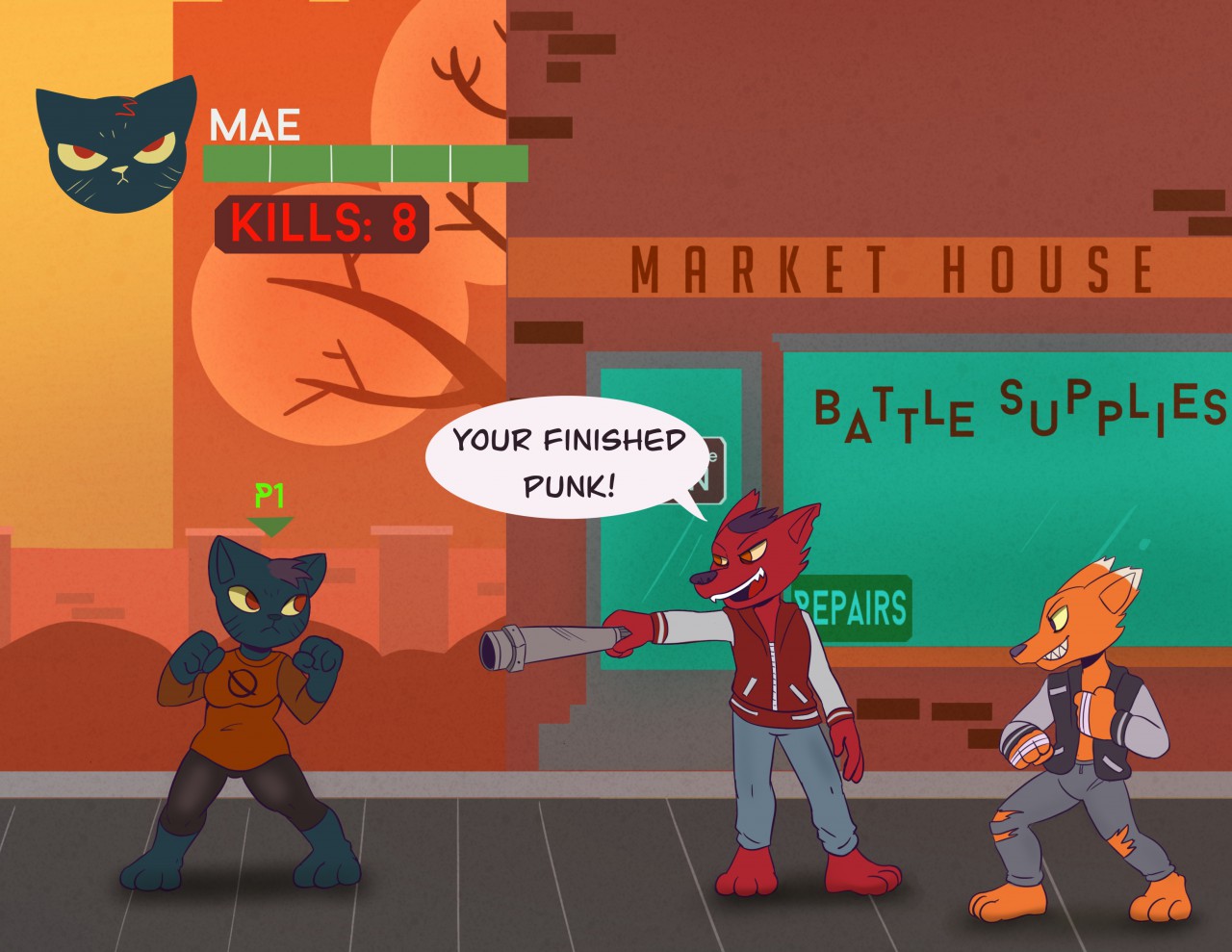 Click to change the View NITW Beat em Up!