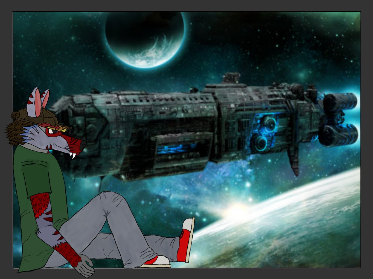 Click to change the View Izzy in Space