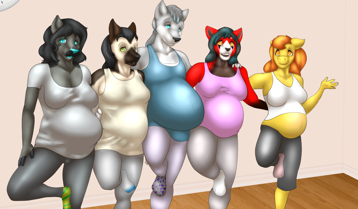 Sexy Pregnant Anthro Girls