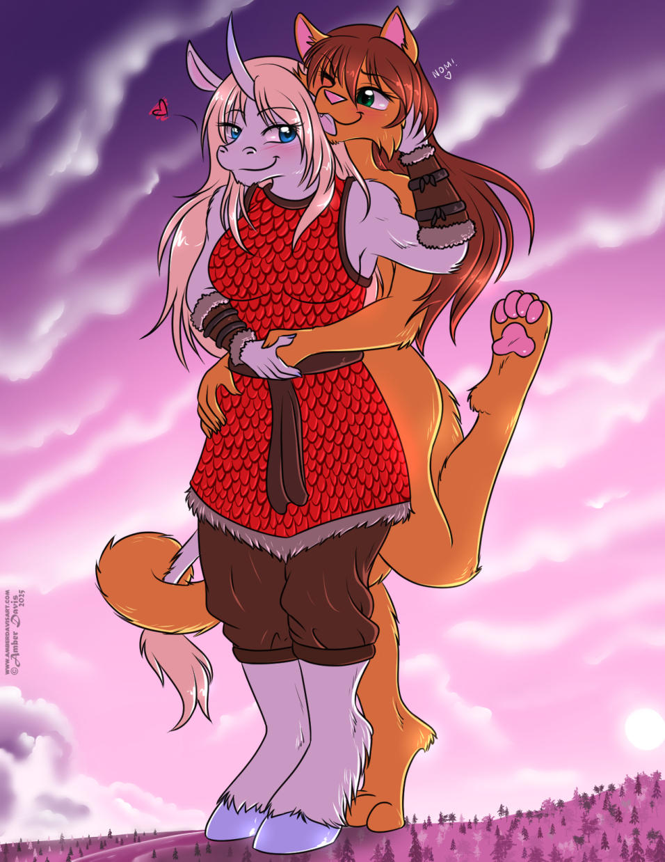 Commission by SonicSweeti: Valentine's nibble