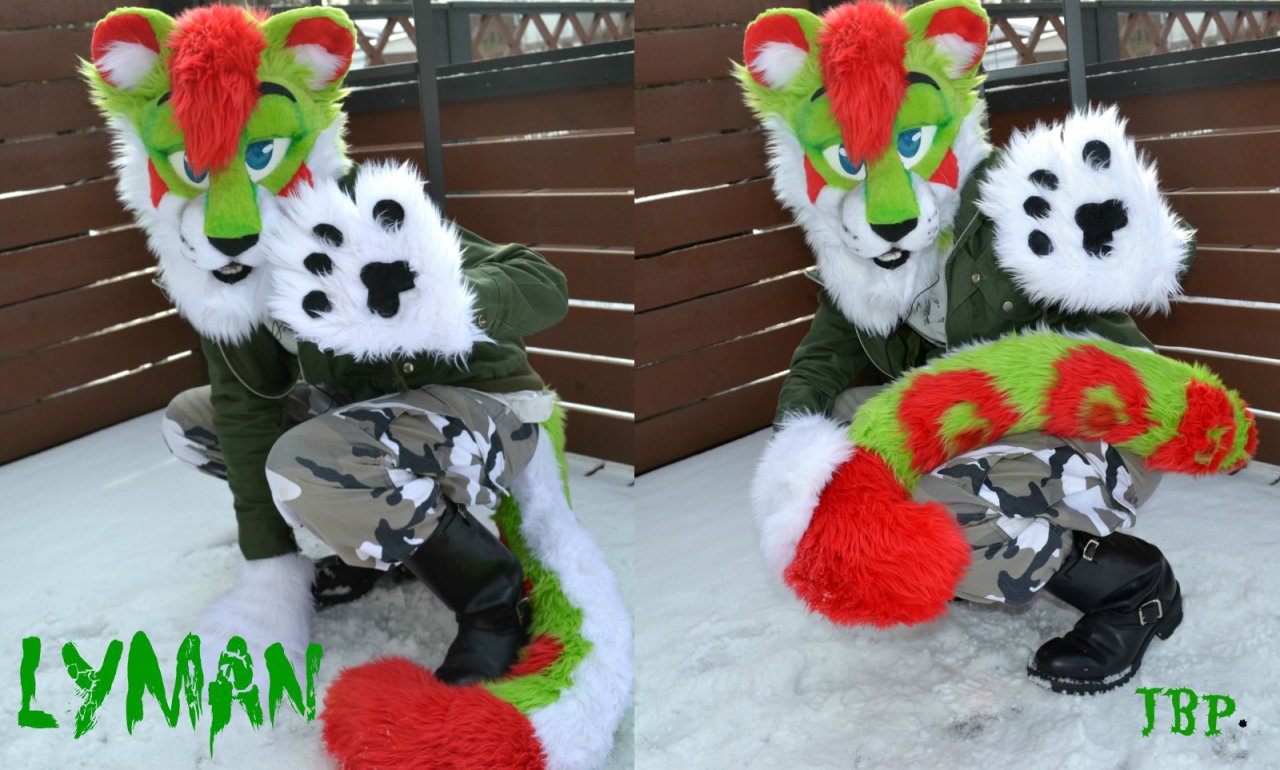 Lyman the leopard, fursuit