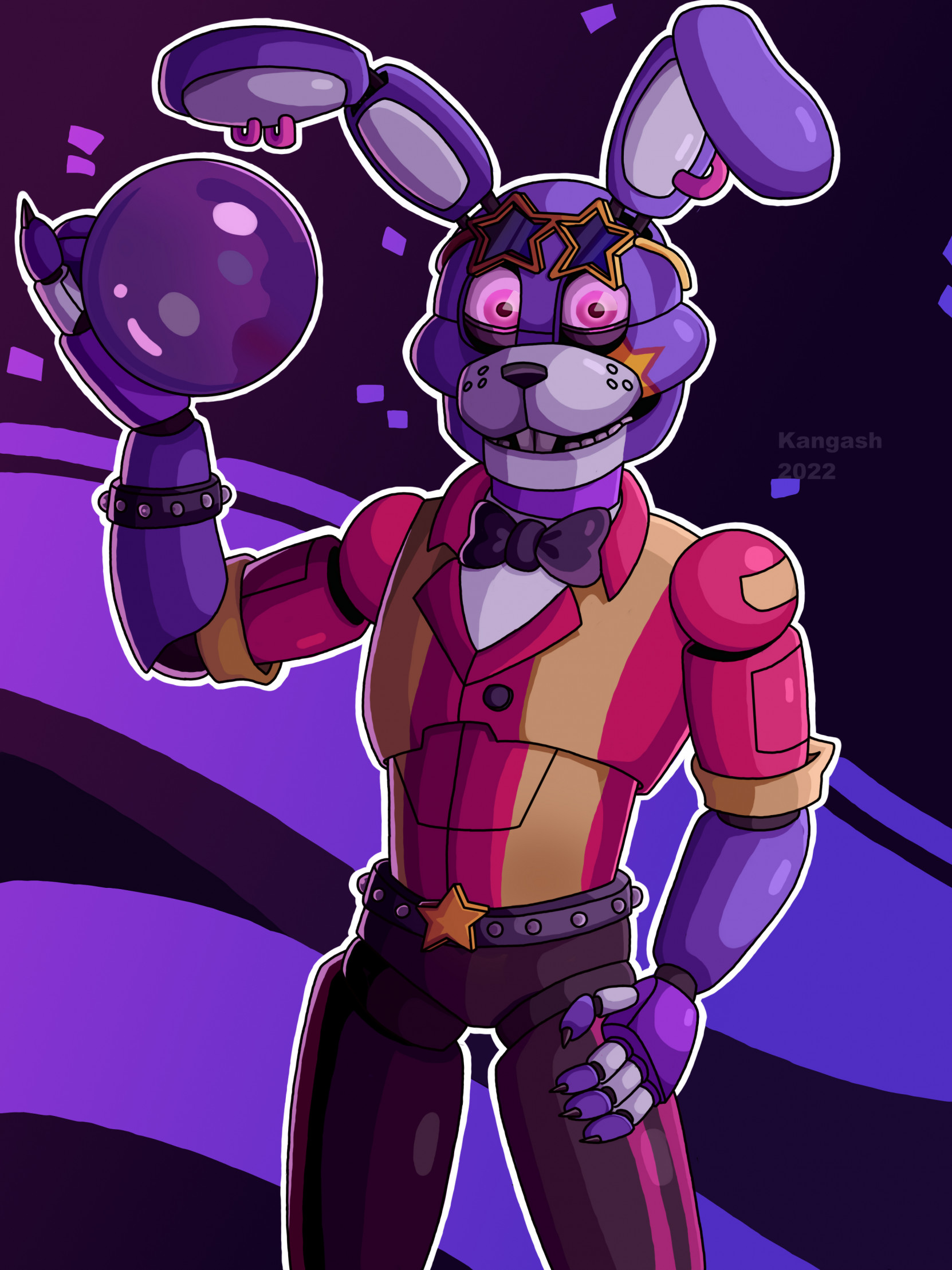 Glamrock Bonnie Poster By K3ynKangash Fur Affinity Dot Net