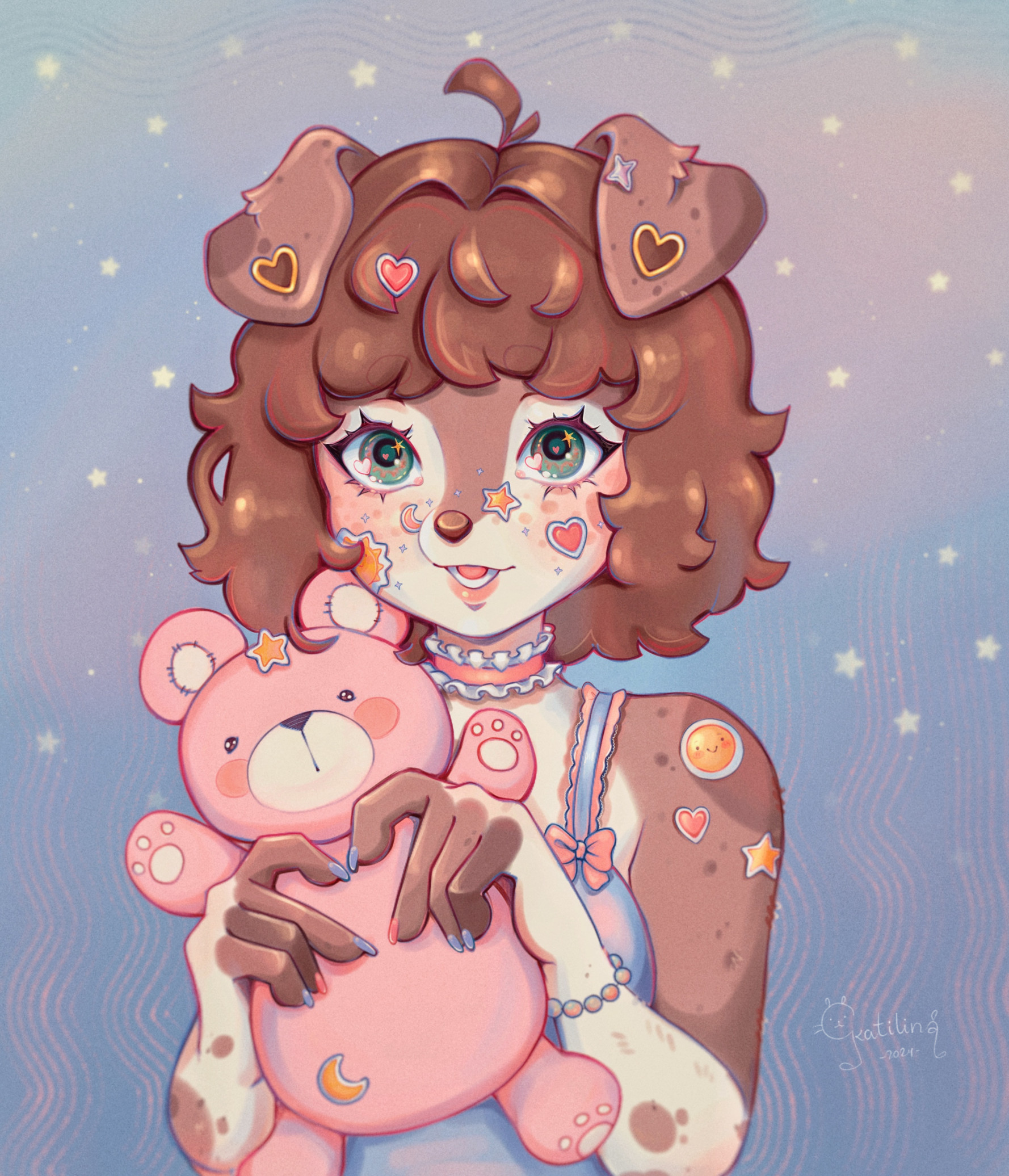 pink teddy bear 🧸