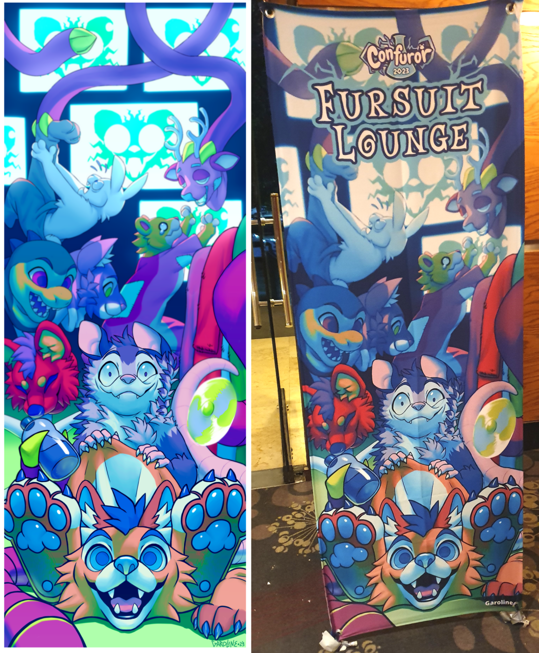 "Fursuit Lounge" - Banner Confuror 2023