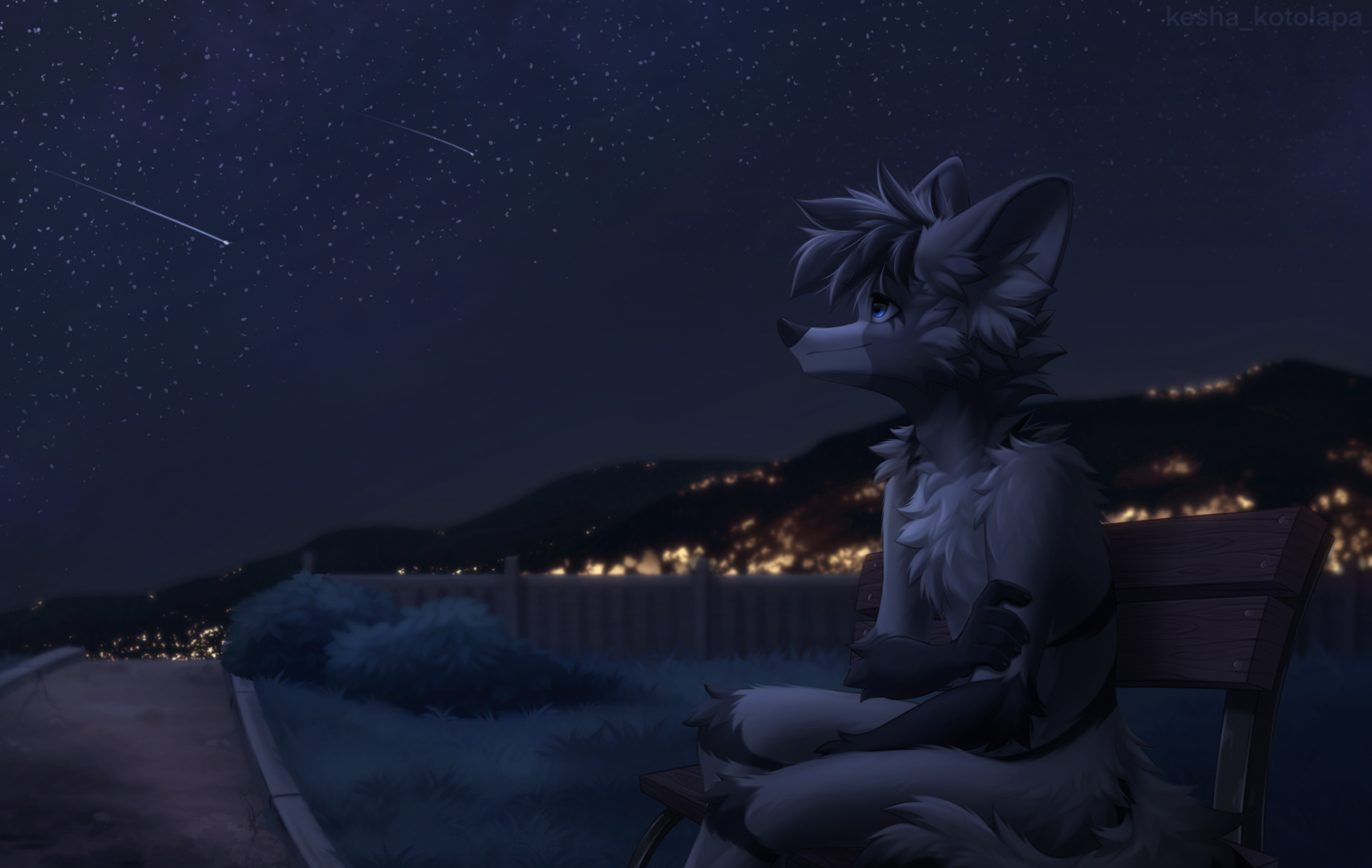 Click to change the View away from the night city