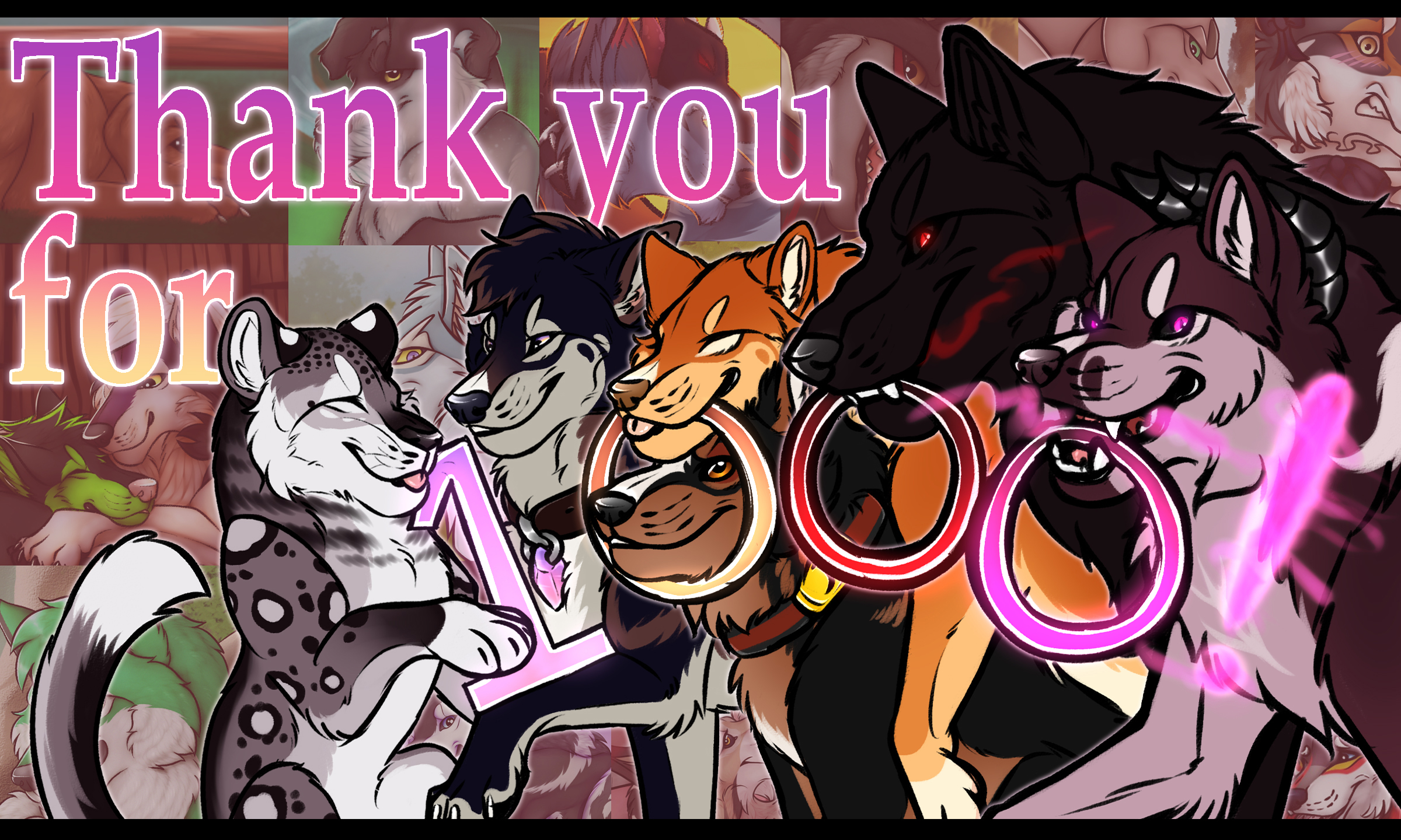 Thank you for 1000 watchers + Art Raffle! [CLOSED]