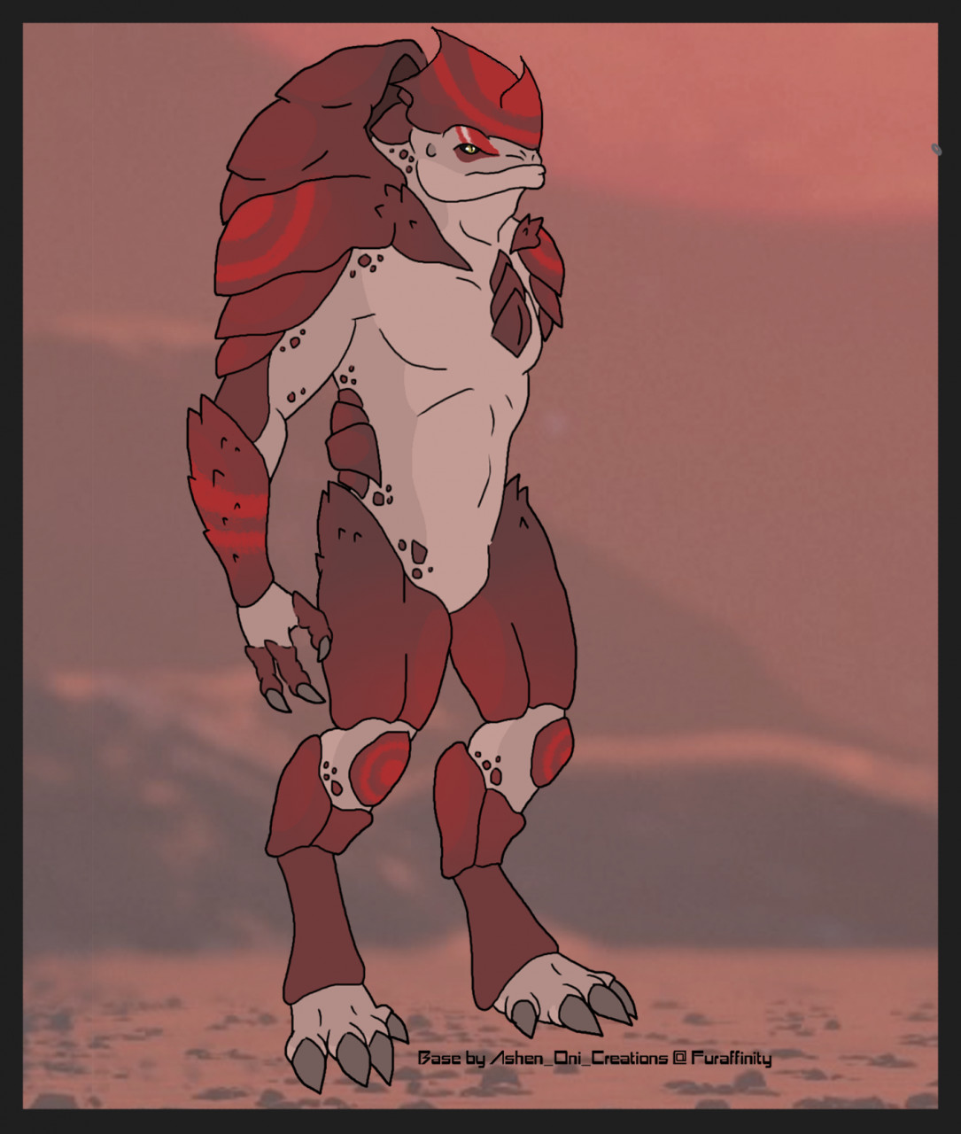 My krogan named renax by Ashen_Oni_Adopts