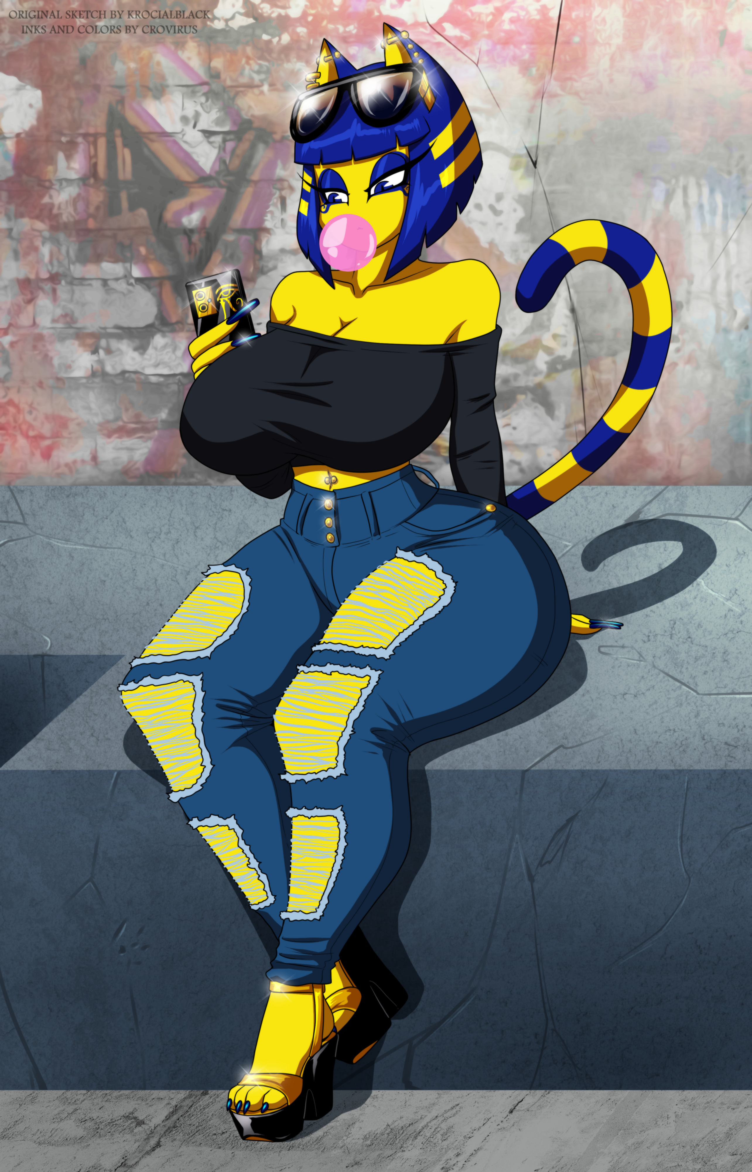 Street Gal Ankha (Colored)