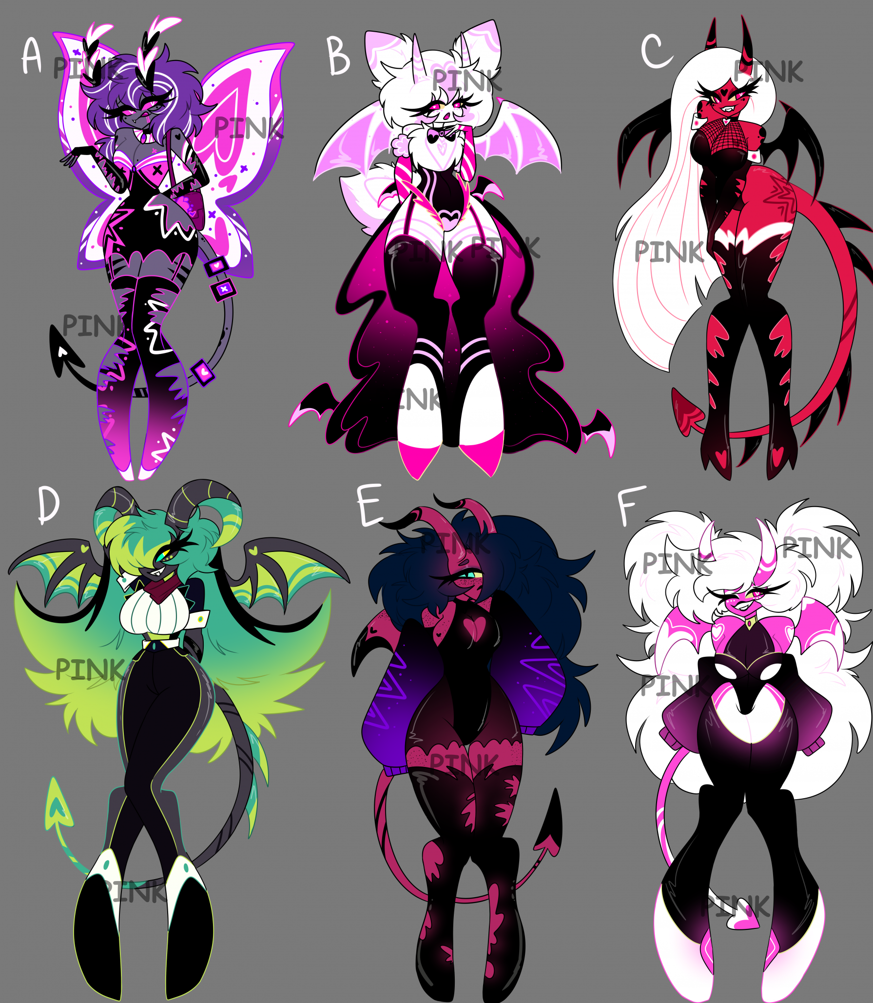 Helluva Boss succubus adoptables (CLOSED)