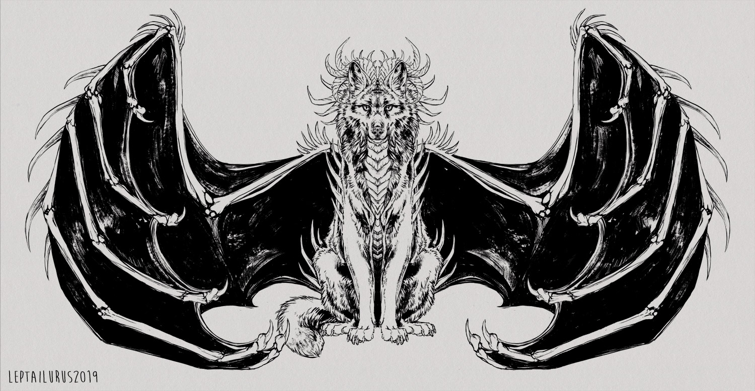 Click to change the View inky dragonwolf