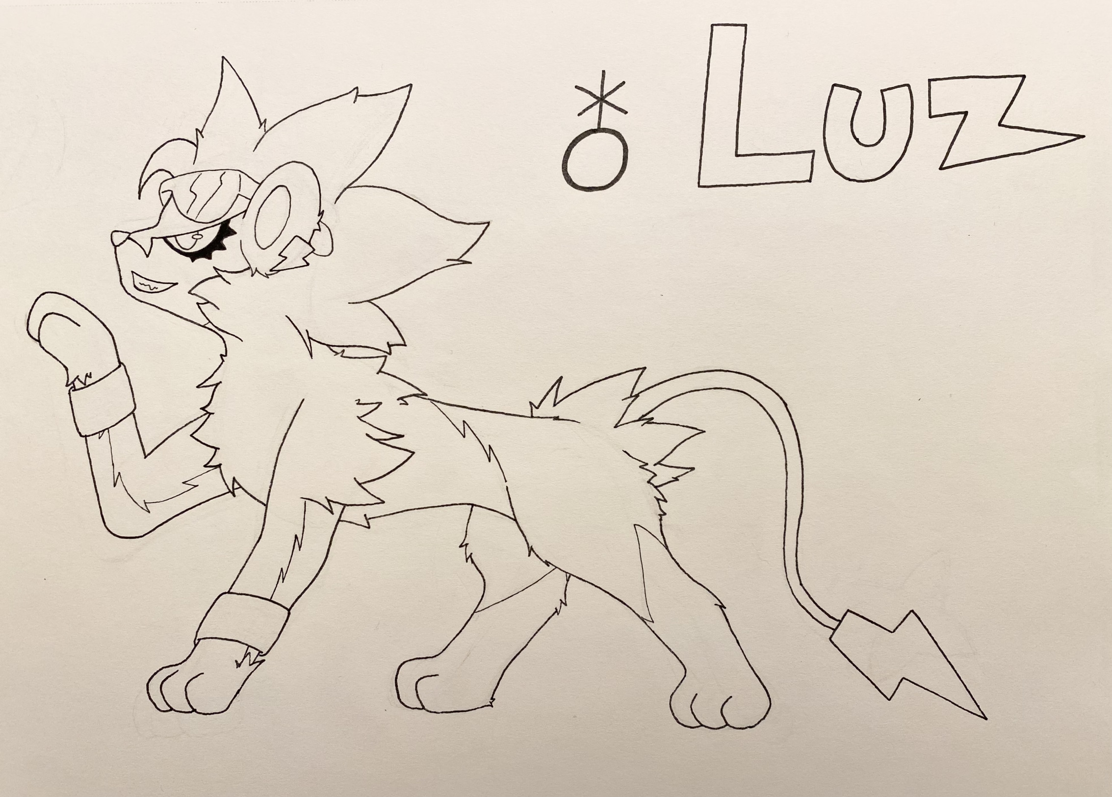 Click to change the View Luz Lightning the Shiny Luxray