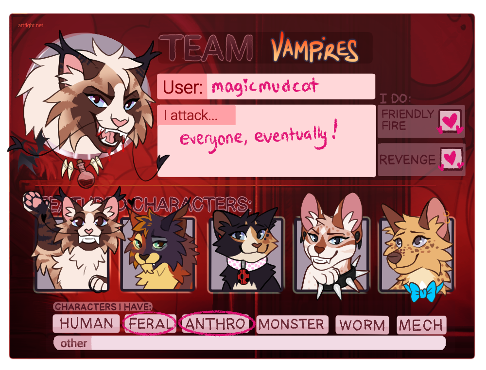 Click to change the View Art Fight 2023!