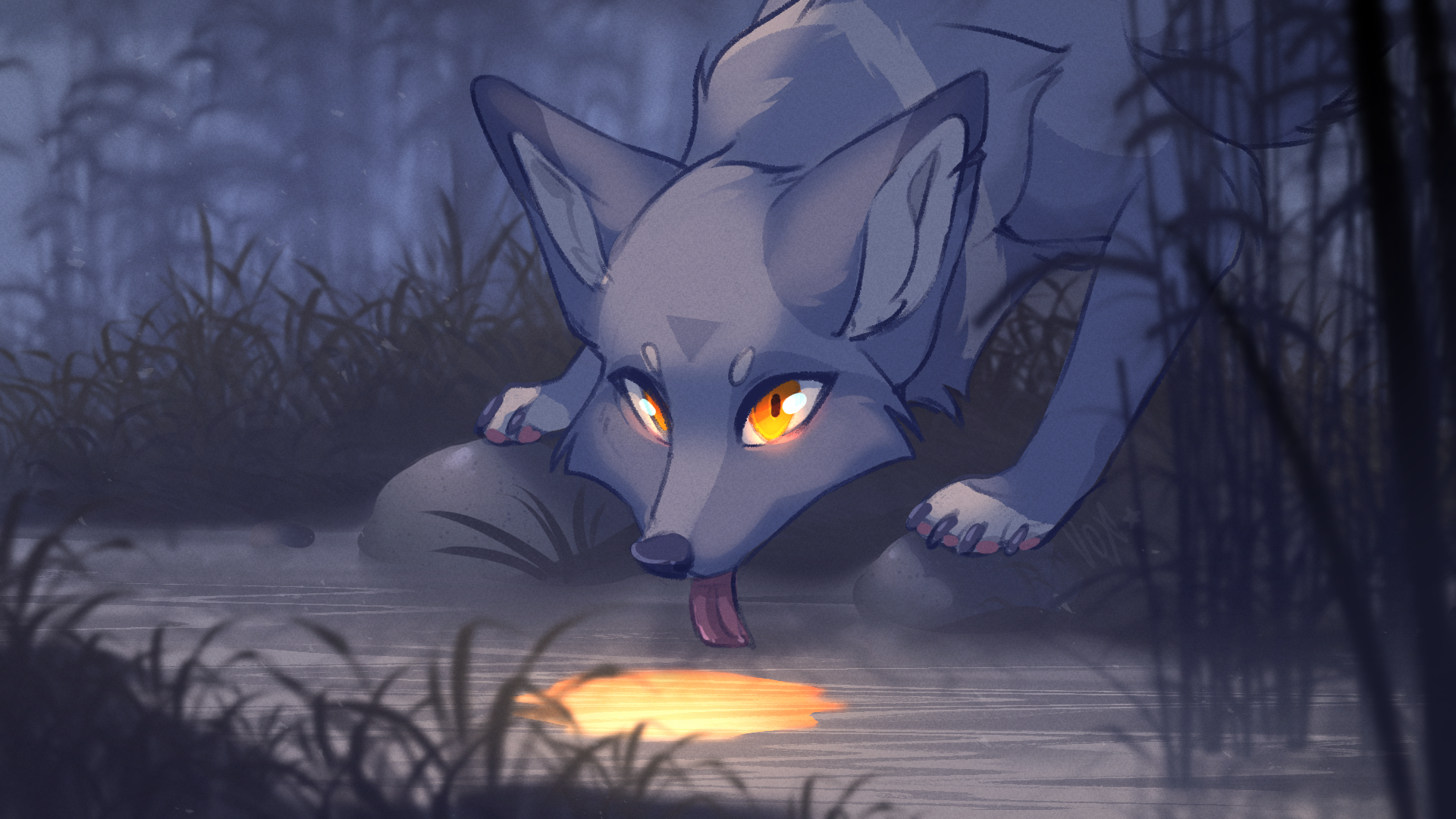 Taste the moon - artfight 2023