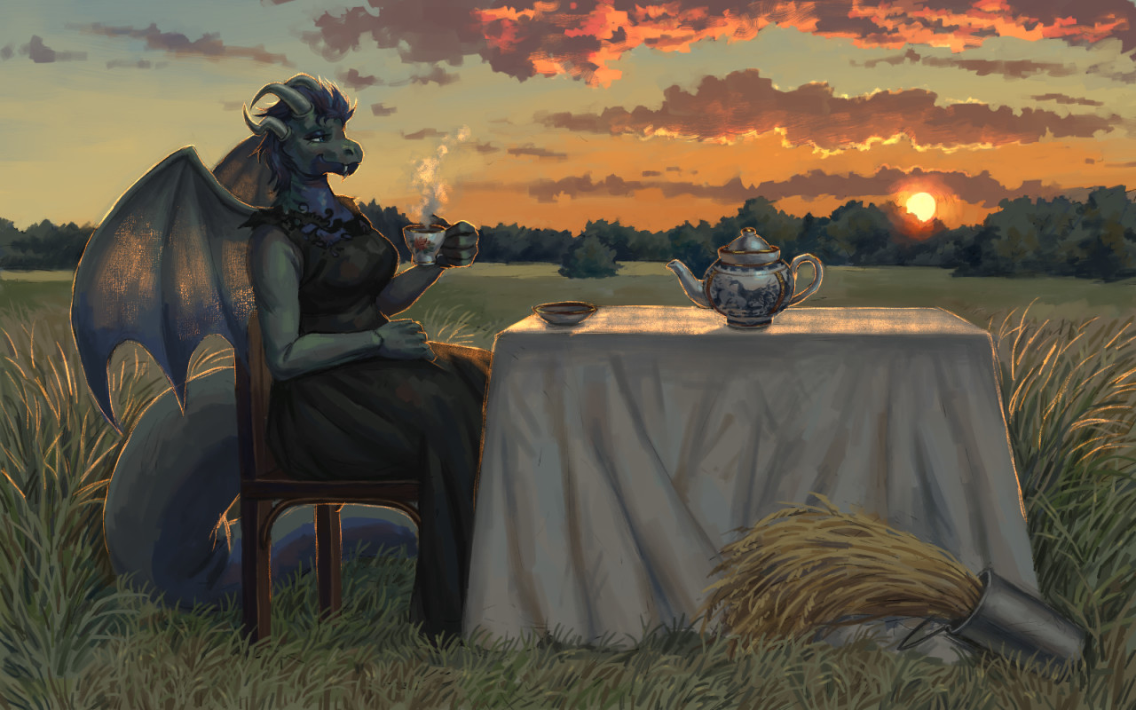 Click to change the View A Warm Sunset