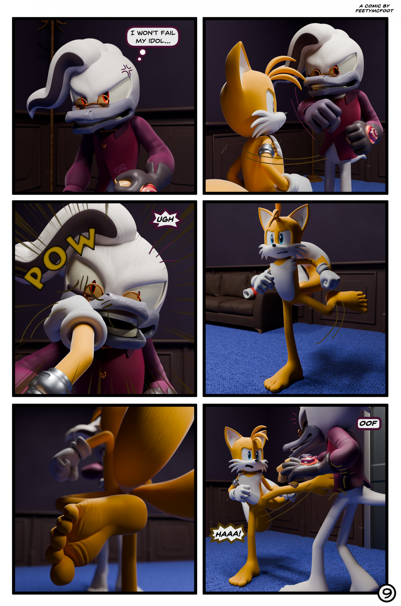 Tails vs Starline Pg.9 by FeetyMcFoot