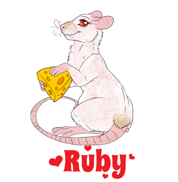 Ruby Badge by NightTwilightWolf