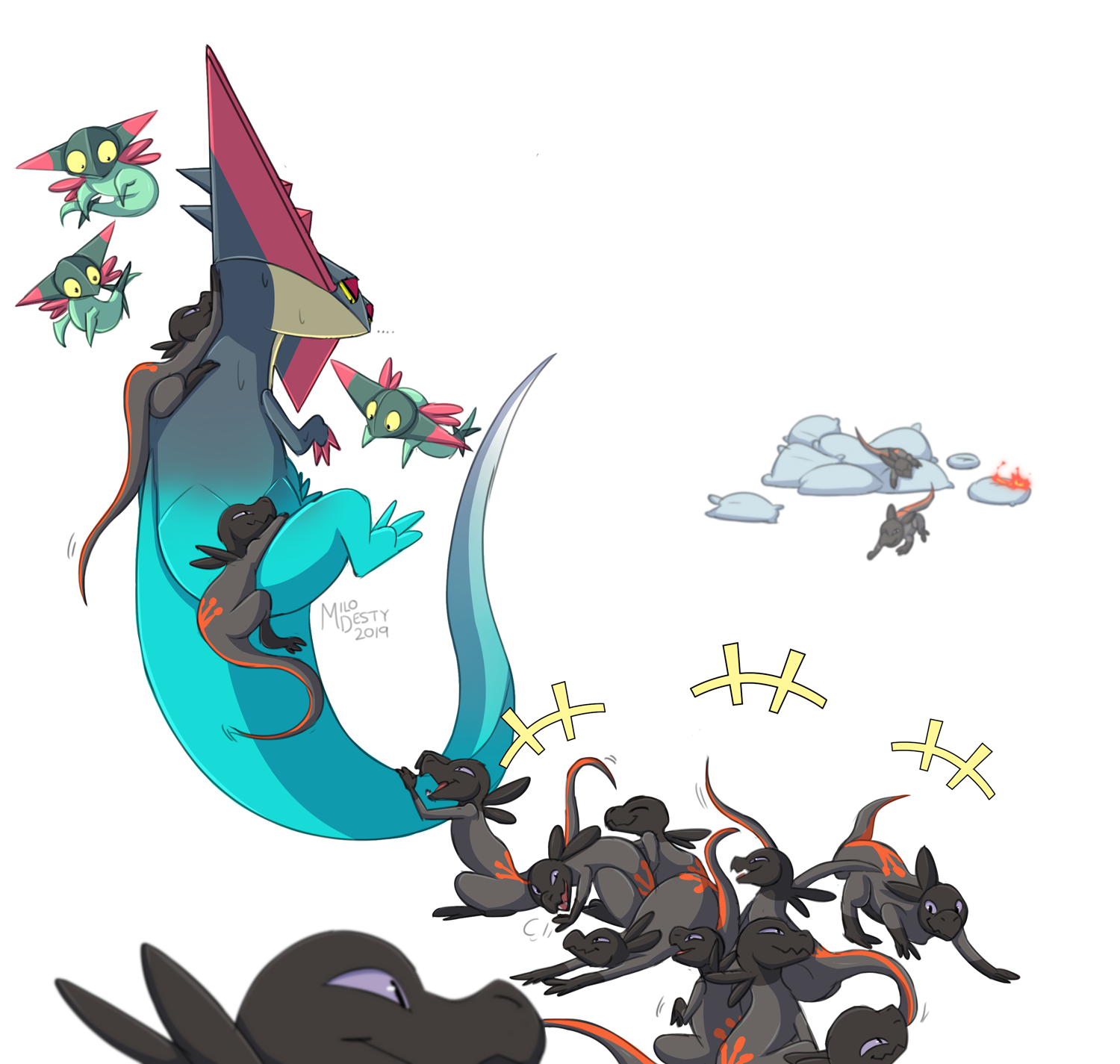 Pesky Salandit 4/4