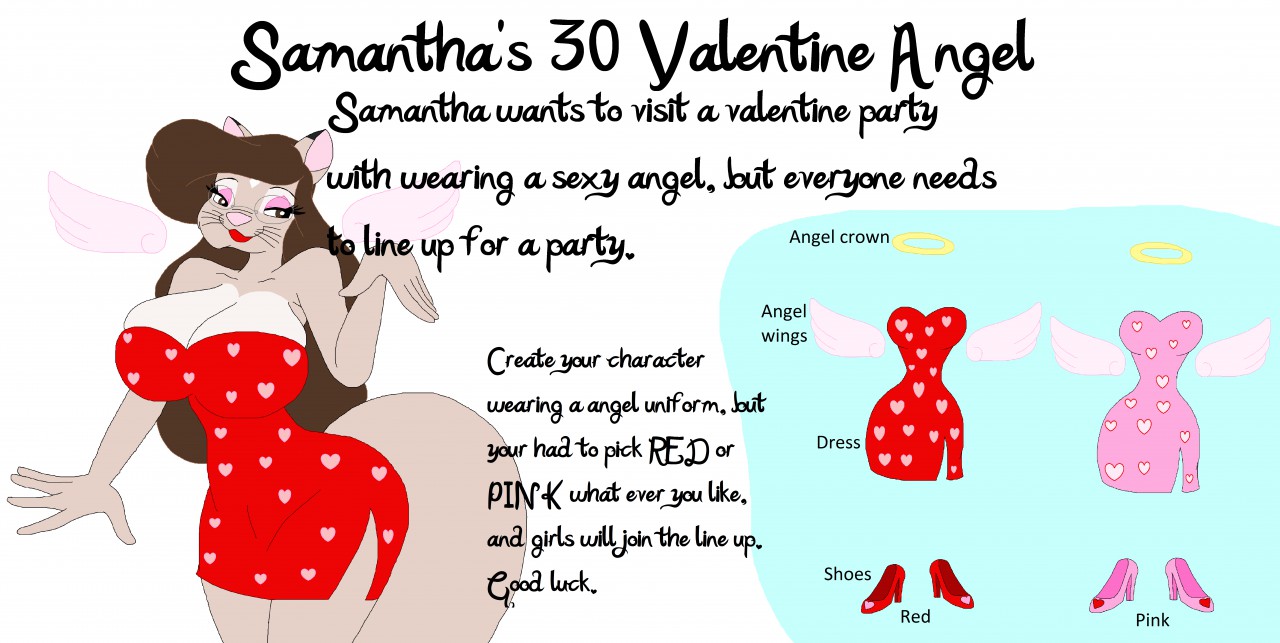 Samantha's 30 Valentine Angel