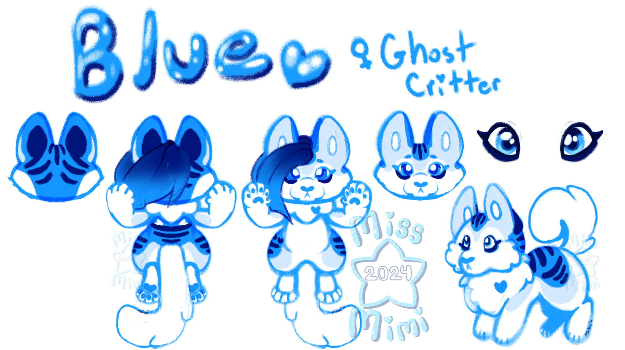 Blue Critter Form Chibi Ref