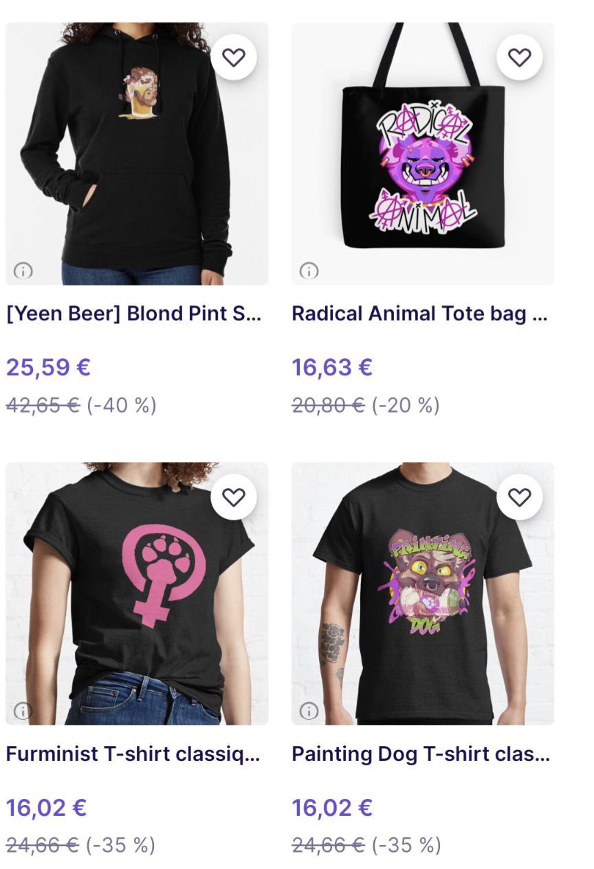 HUGE discount on RedBubble !!!