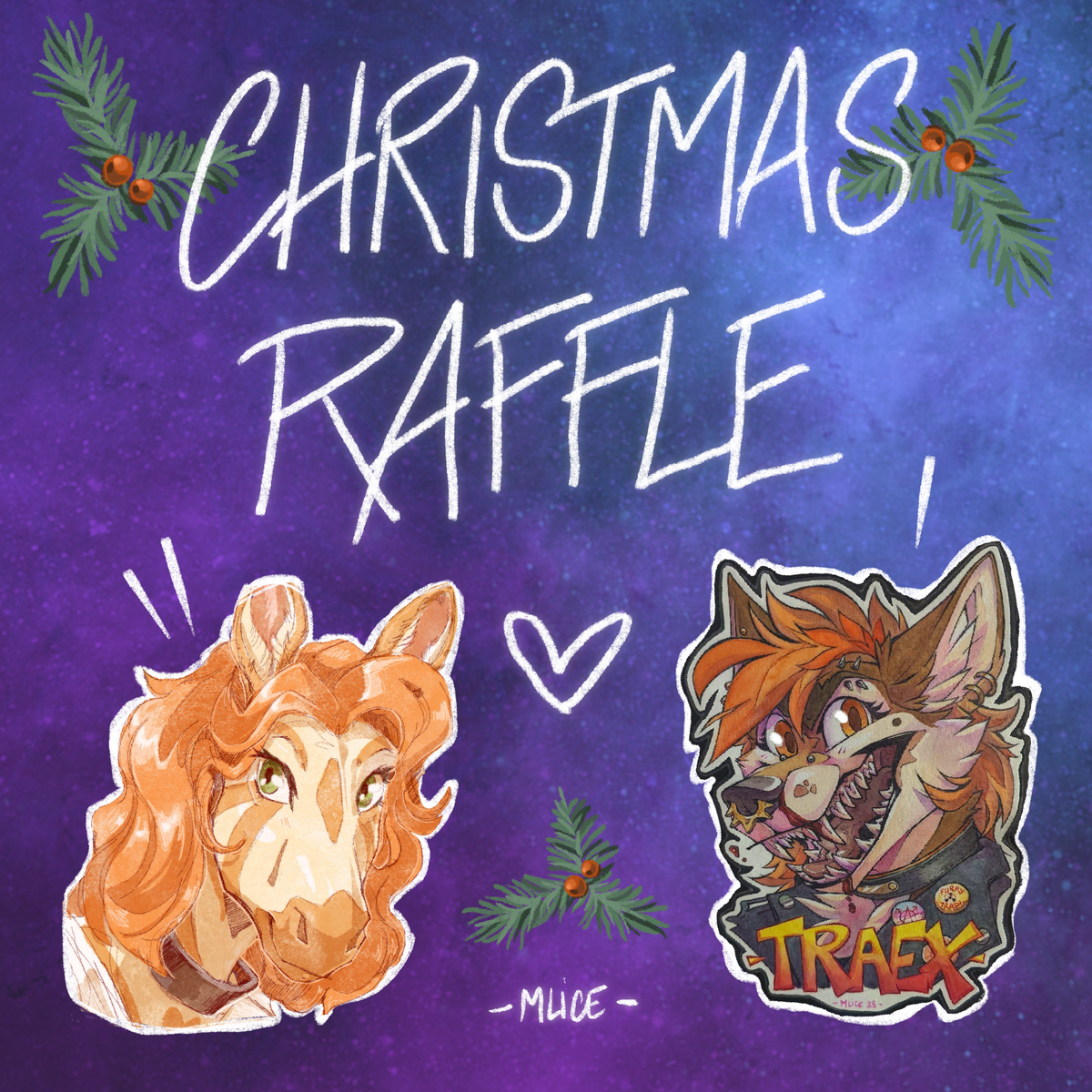 [ART GIVEAWAY] Christmas Raffle on Instagram ! <3