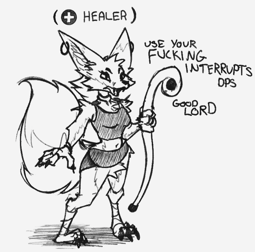 Click to change the View angry healer