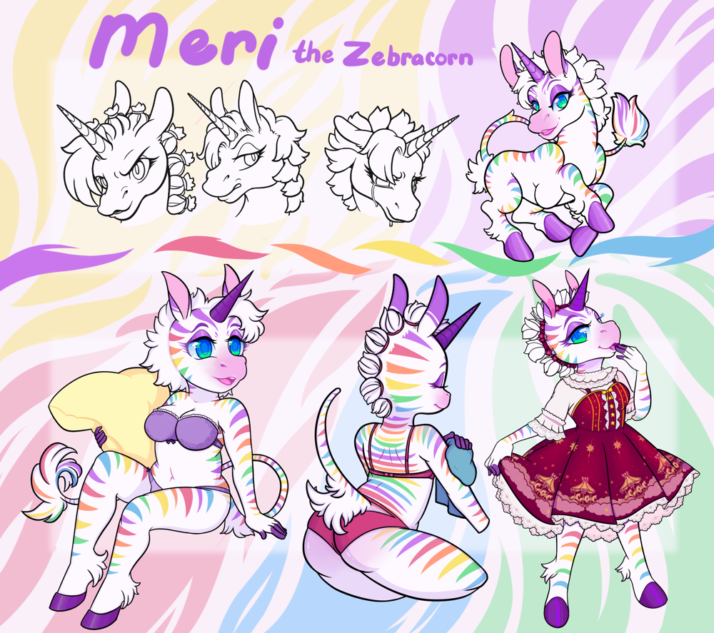 Meri the Zebracorn Ref