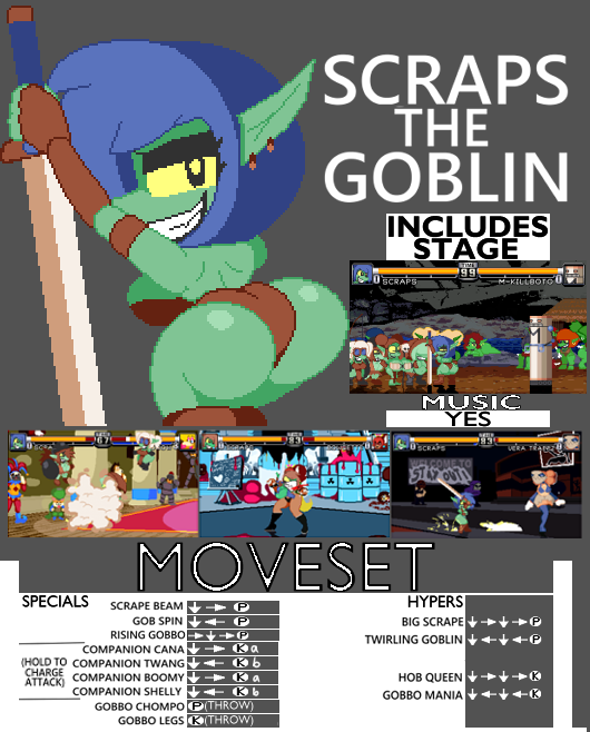 Scraps The Goblin - MUGEN DOWNLOAD