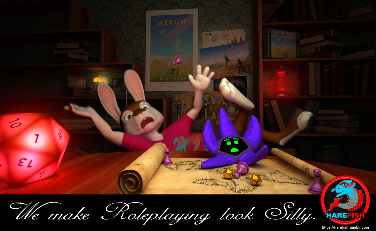 Click to change the View Harefish - We make Roleplaying look Silly.