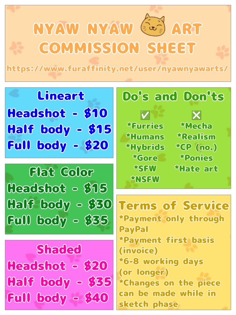 Commission Sheet!!!