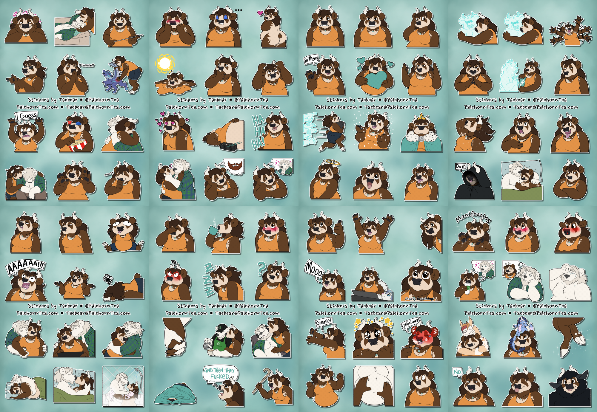 Teabear Stickers Collection