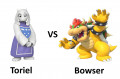 Click to change the View Toriel vs Bowser