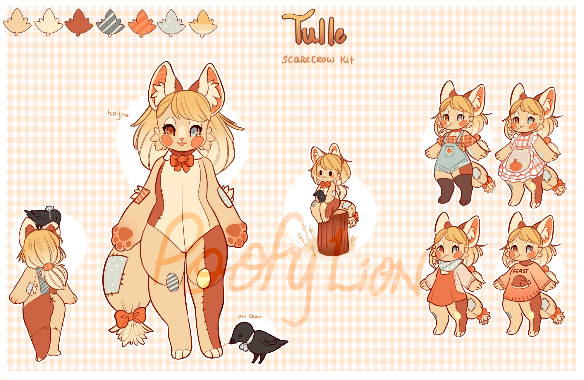 🍂 Tulle the Scarecrow Kit 🍂 CLOSED