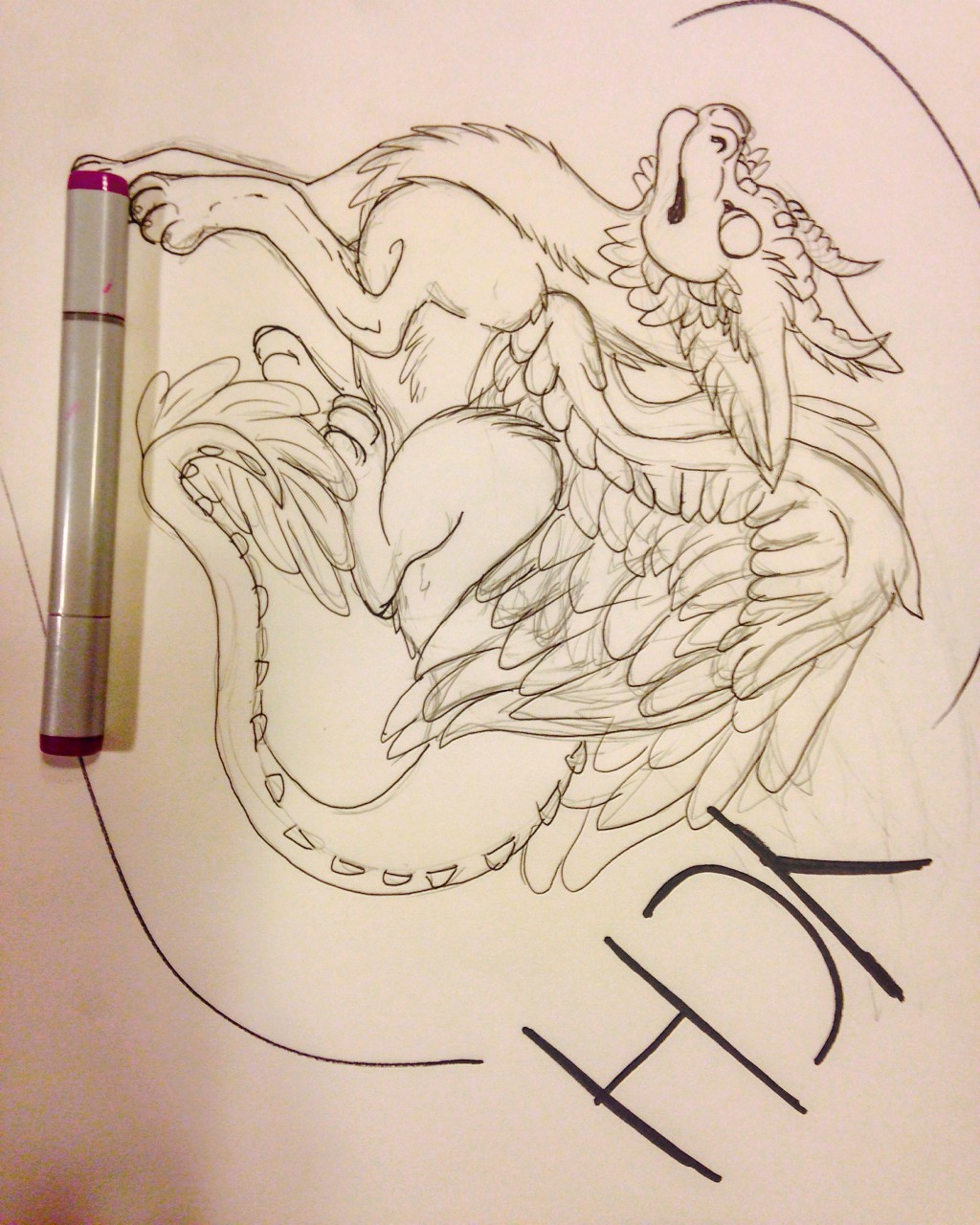 Click to change the View Angel dragon YCH