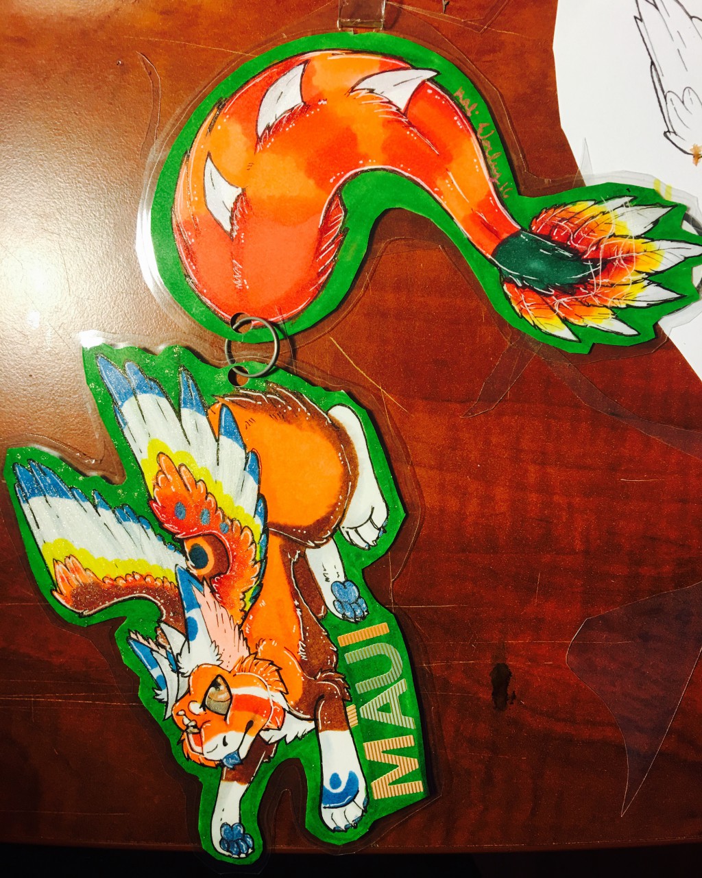 Click to change the View Māui hanging tail badge!
